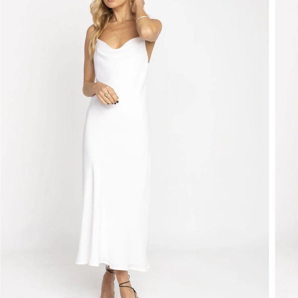 Brand new white Resa Berri slip dress